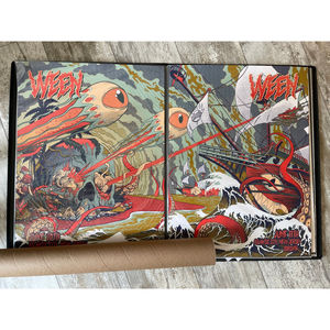 Ween Atlantic City, NJ 6/10 & 6/11 2022 Matching Numbered Silkscreen Poster Set